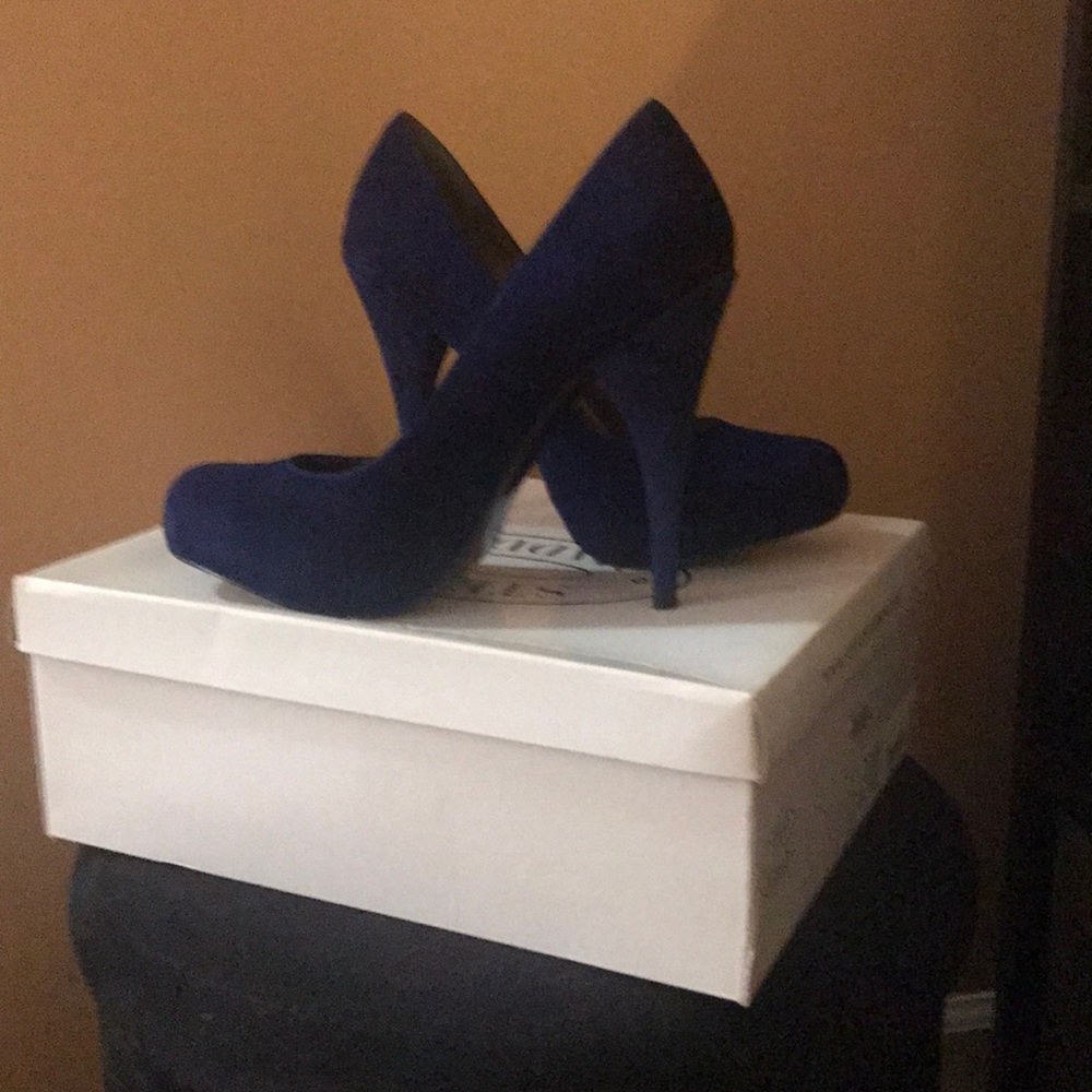 Royal Blue Suede Shoes!